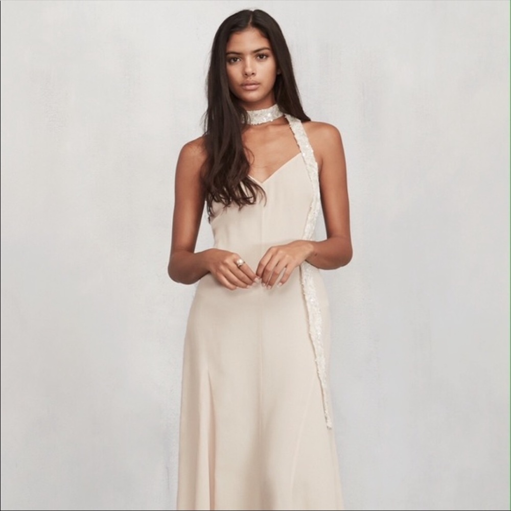 Reformation Arabeth Long Open-back Dress - Picture 4 of 9